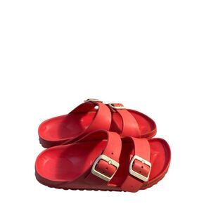 Birkenstock pink rubber straps size 38 (scuffs)